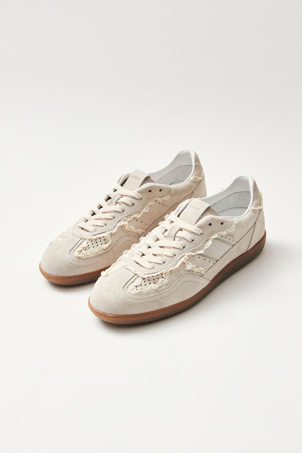 Alohas Zapatillas de cuero Tb.490 Crochet Beige