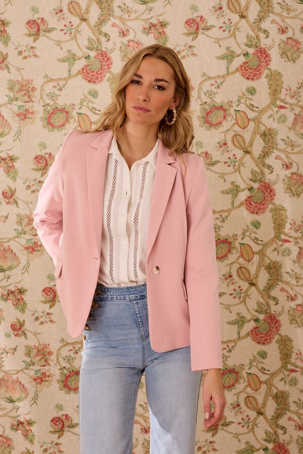 Pol&iacute;n Et Moi Blazer solapa Norma Rosa