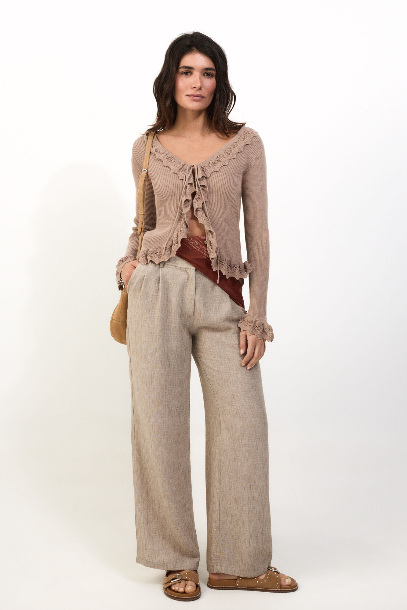 Slowlove Pantal&oacute;n flu&iacute;do &iacute;ndigo