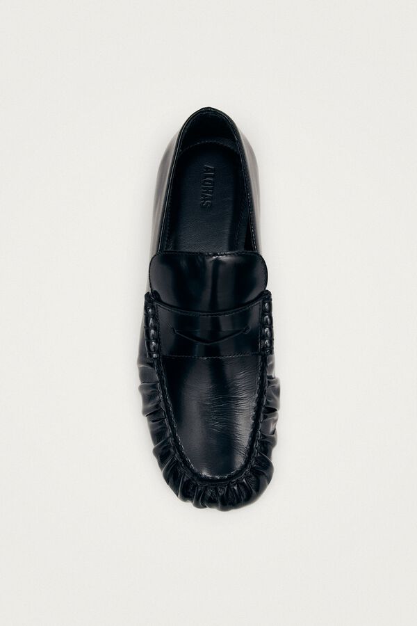 Alohas Mocasines de cuero Aven Negro