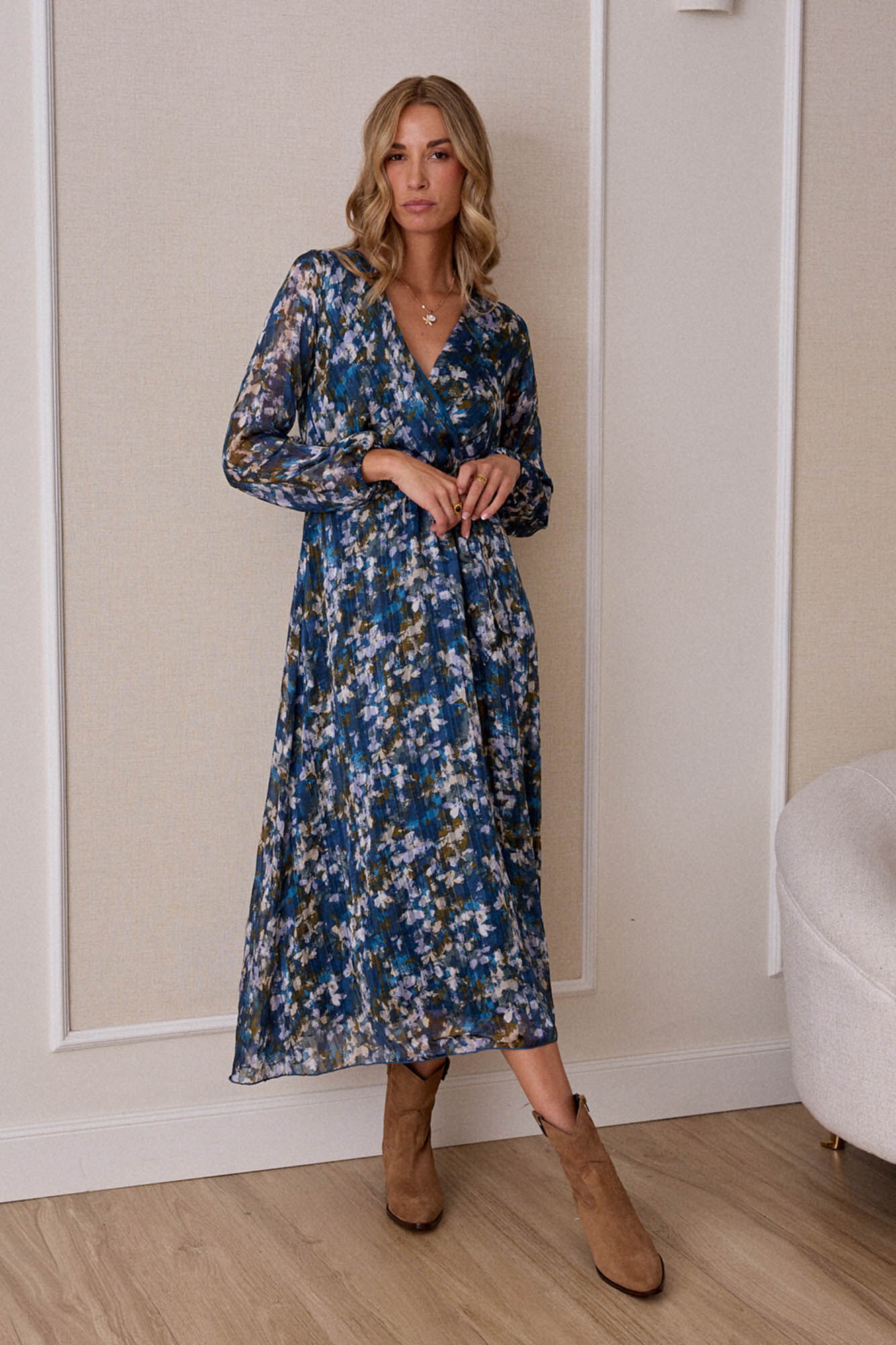 Pol&iacute;n Et Moi Vestido cruzado