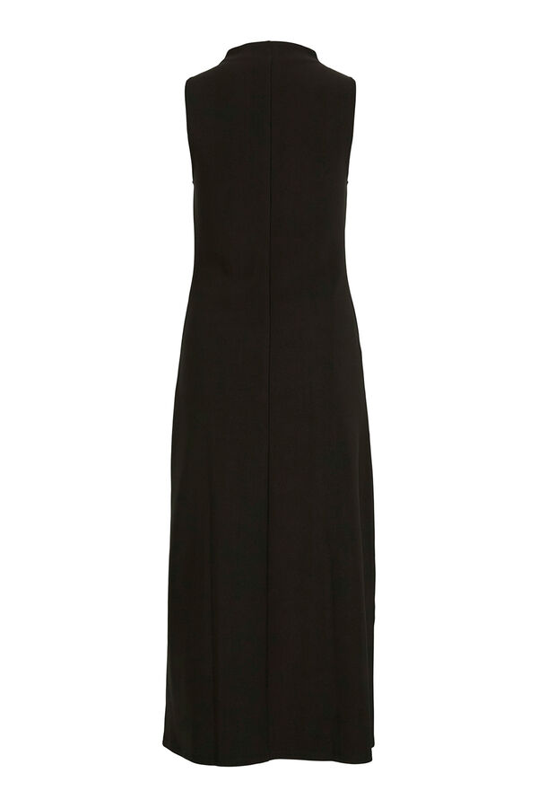 Vila Vestido midi sin mangas Negro
