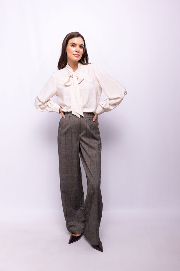 Object Pantal&oacute;n pernera ancha Marr&oacute;n