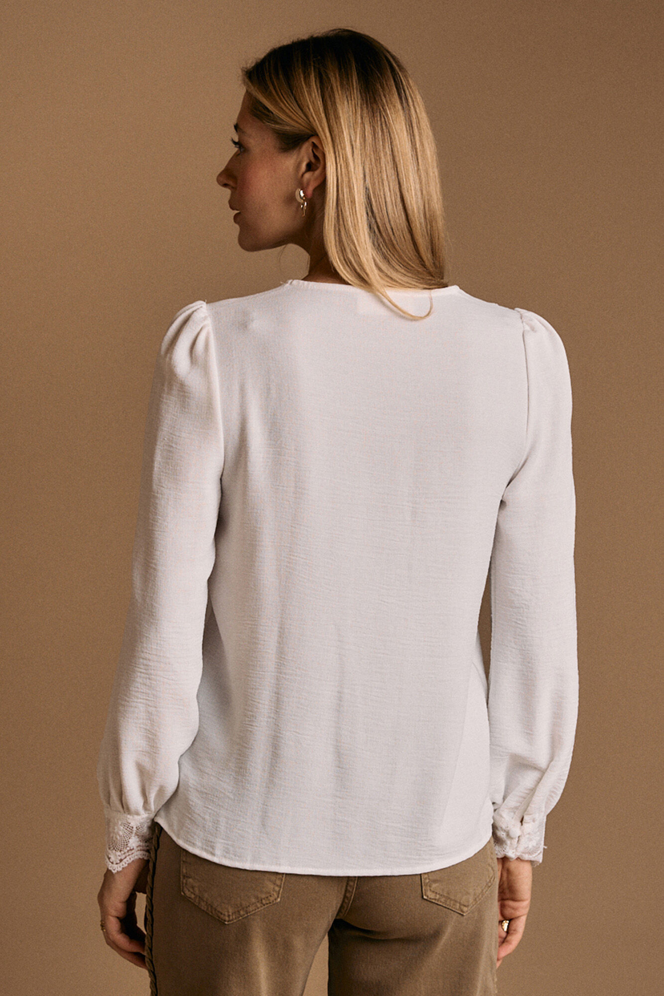 Pol&iacute;n Et Moi Camisa detalle bordado Greta