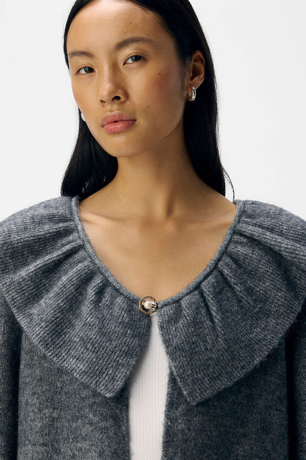 Object Cardigan lana y alpaca Gris