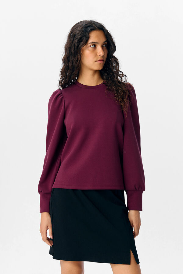 Object Sudadera manga abullonada Morado