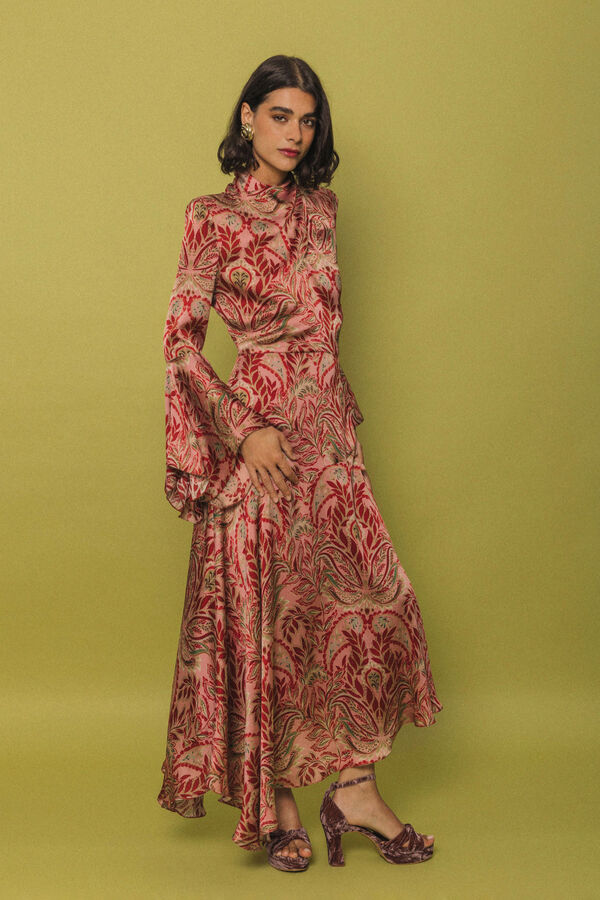 Cherubina Vestido invitada Claridge Rosa