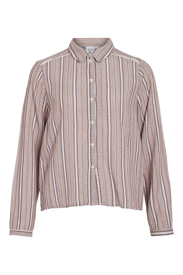 Vila Camisa de rayas multicolor Multicolor