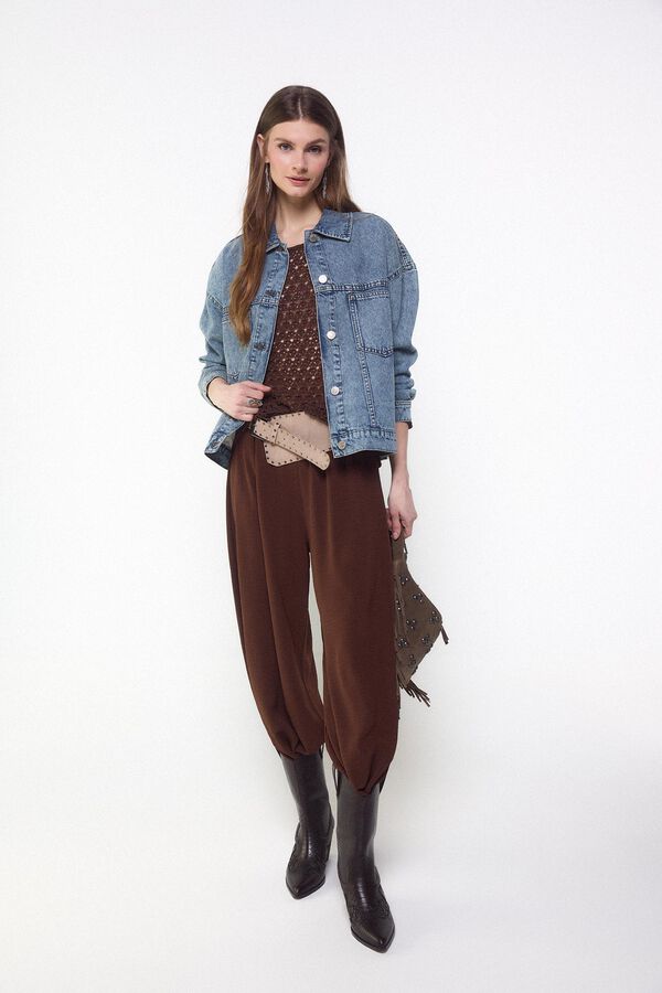 Slowlove Cazadora denim trucker Azul