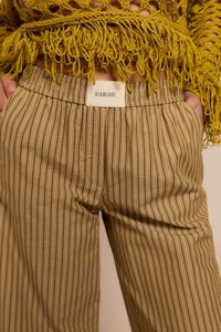 Slowlove Pantalón de rayas pijamero