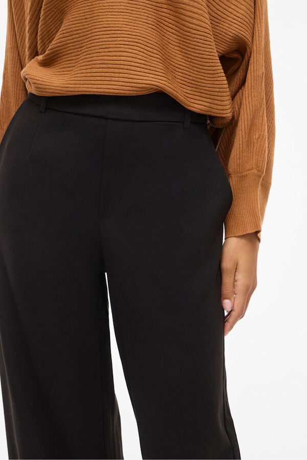 Vila Pantal&oacute;n de vestir ancho Negro