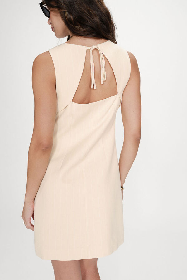 Grace & Mila Vestido corto a rayas Vea Amarillo