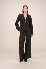 Grace & Mila Americana sin cuello Gris oscuro