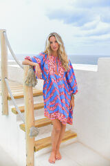 Jaase Vestido corto Adela Multicolor