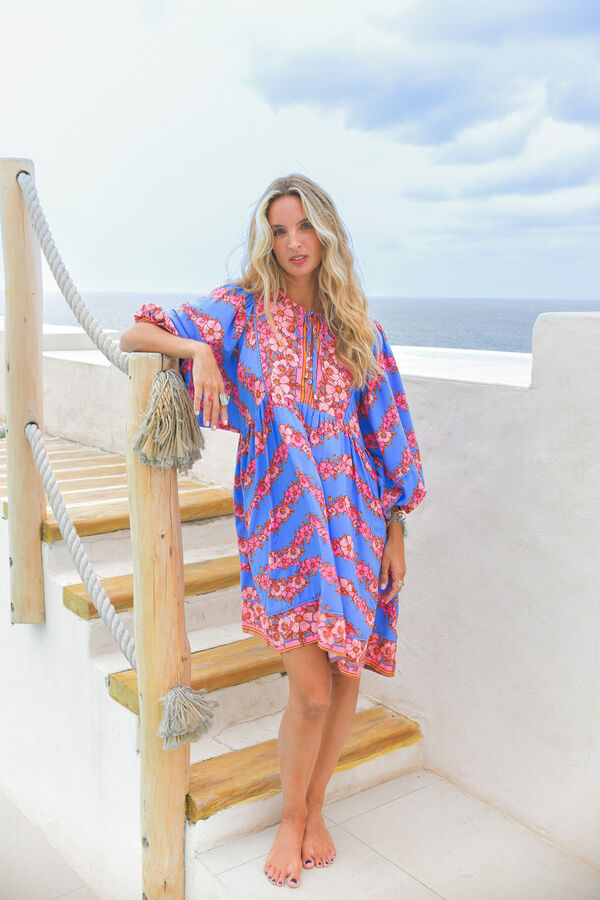 Jaase Vestido corto Adela Multicolor