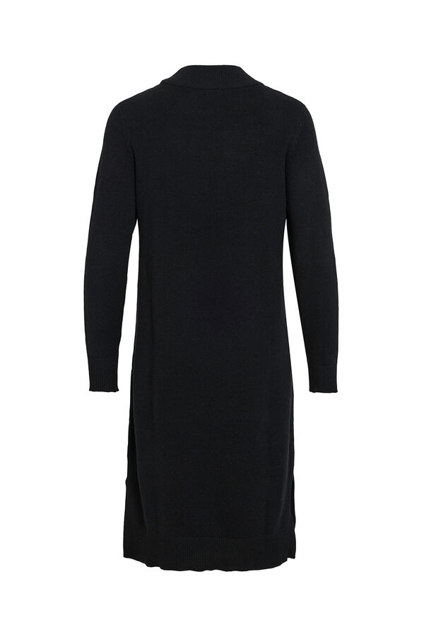 Vila Vestido de punto con viscosa Negro