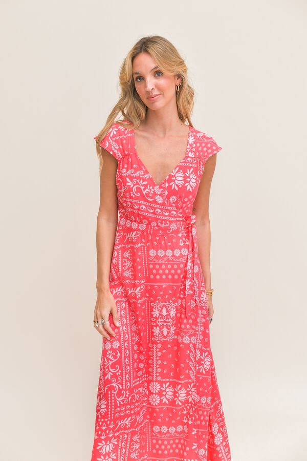 Jaase Vestido largo Remy Coral