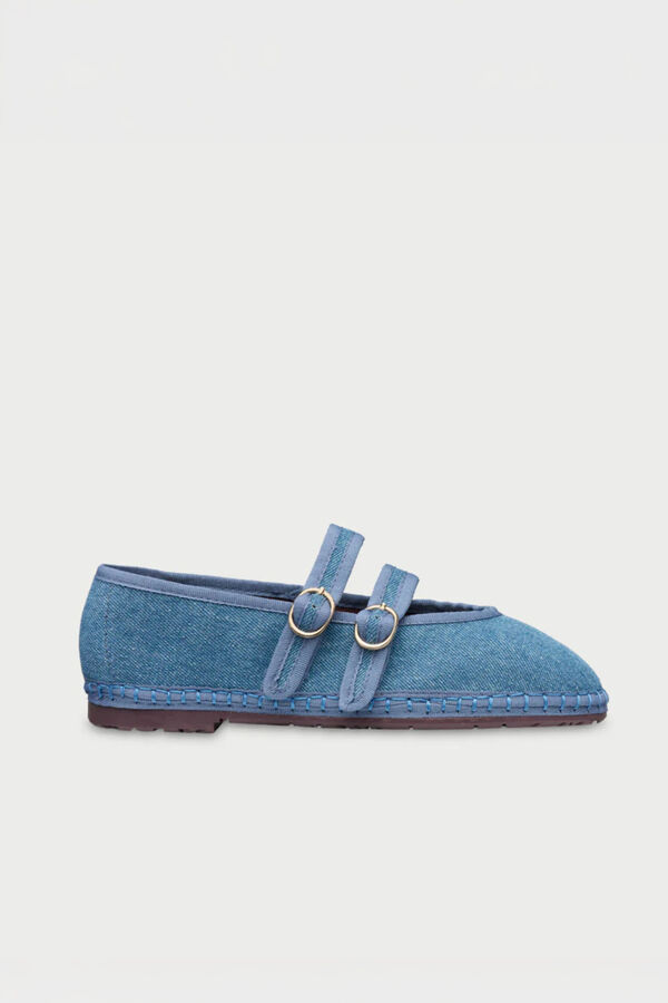 Flabelus Bailarina Claire Denim Azul