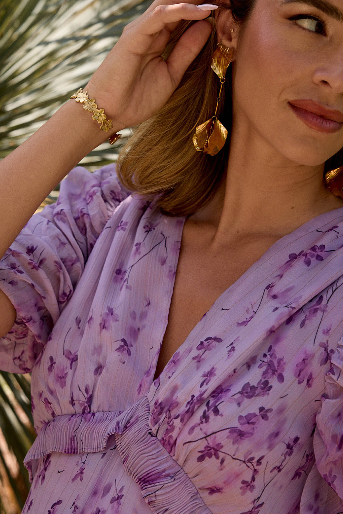 Pol&iacute;n Et Moi Vestido largo estampado