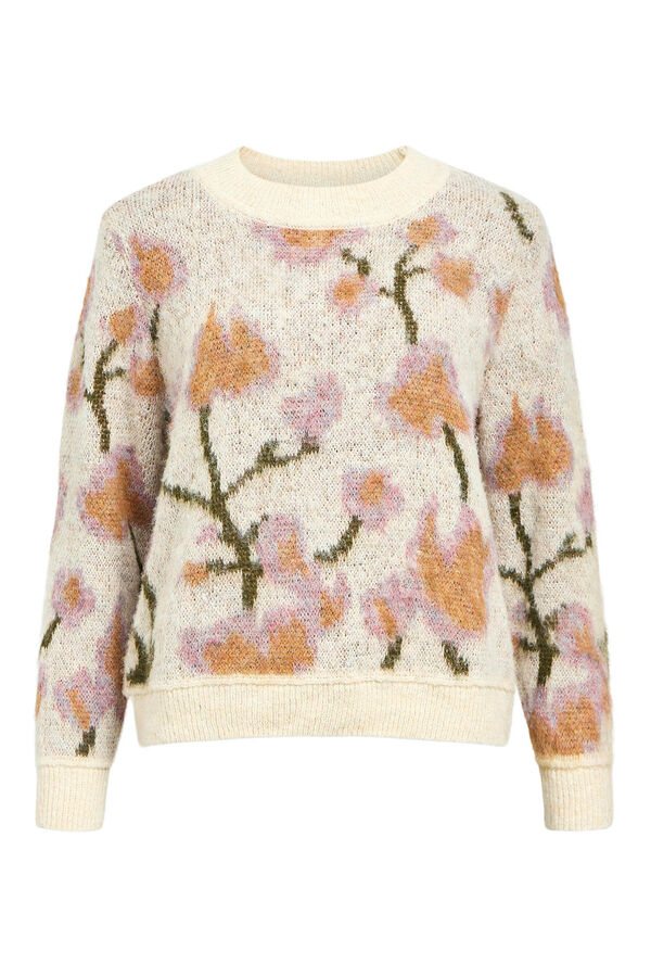Object Jersey estampado flores Estampado beige