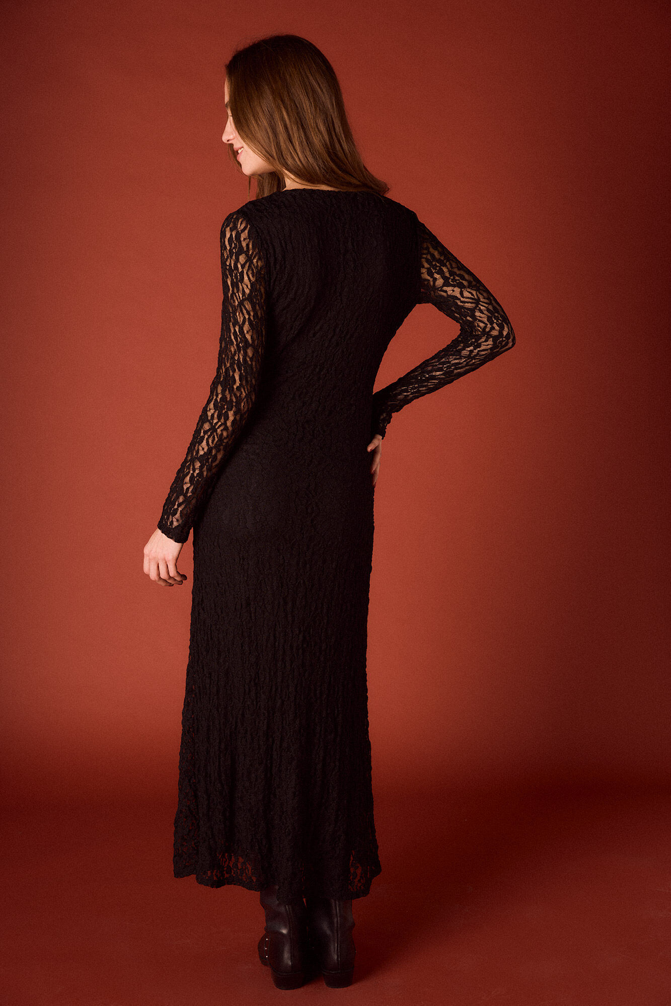 Slowlove Vestido lencero negro