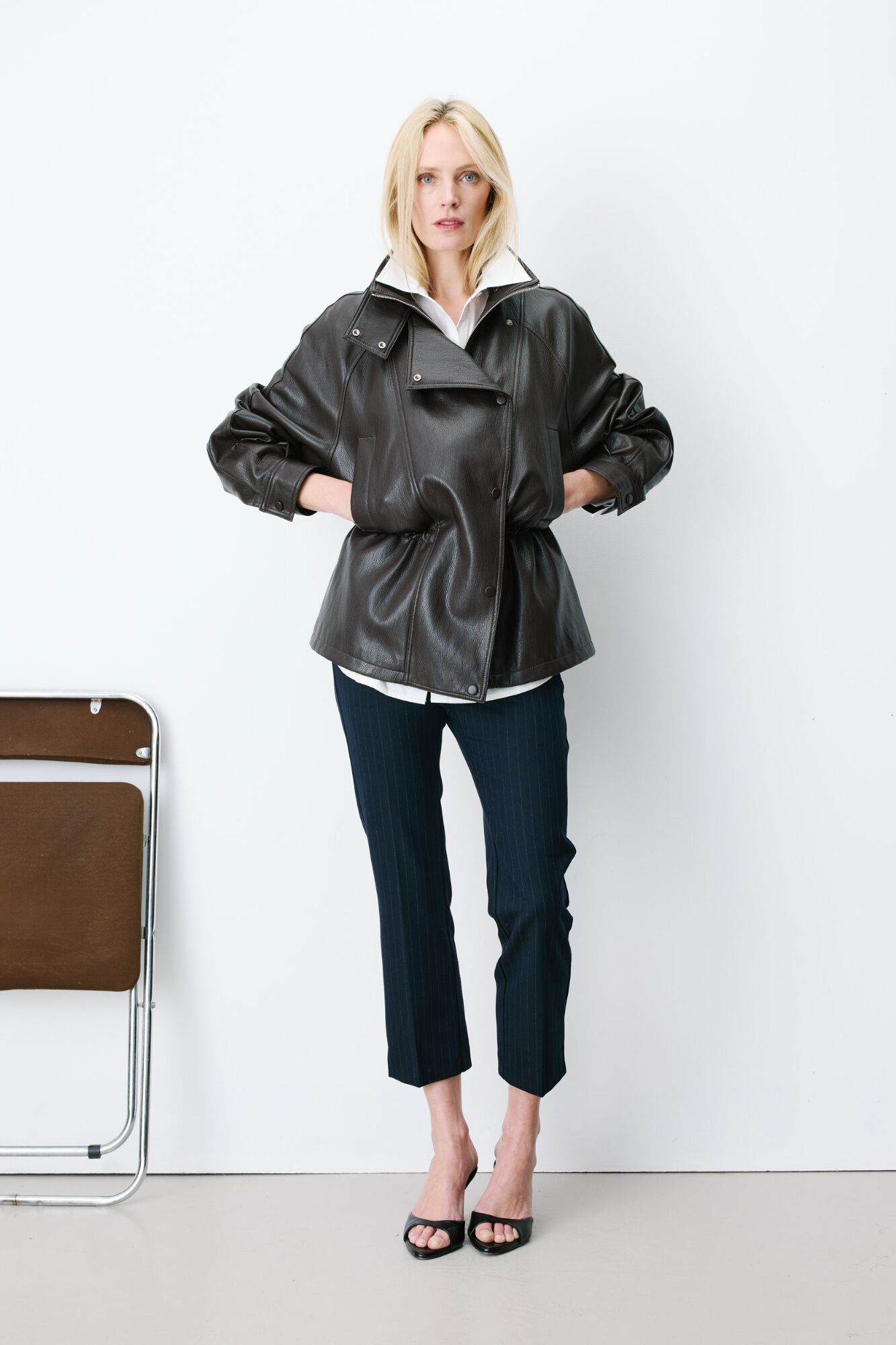 Grace & Mila Chaqueta corte recto Auburn