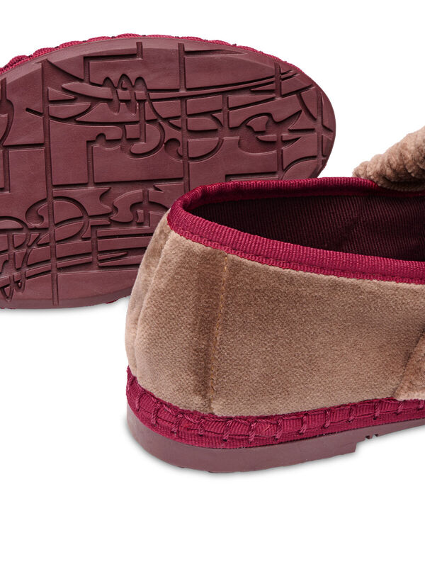 Flabelus Mafalda de terciopelo Beige