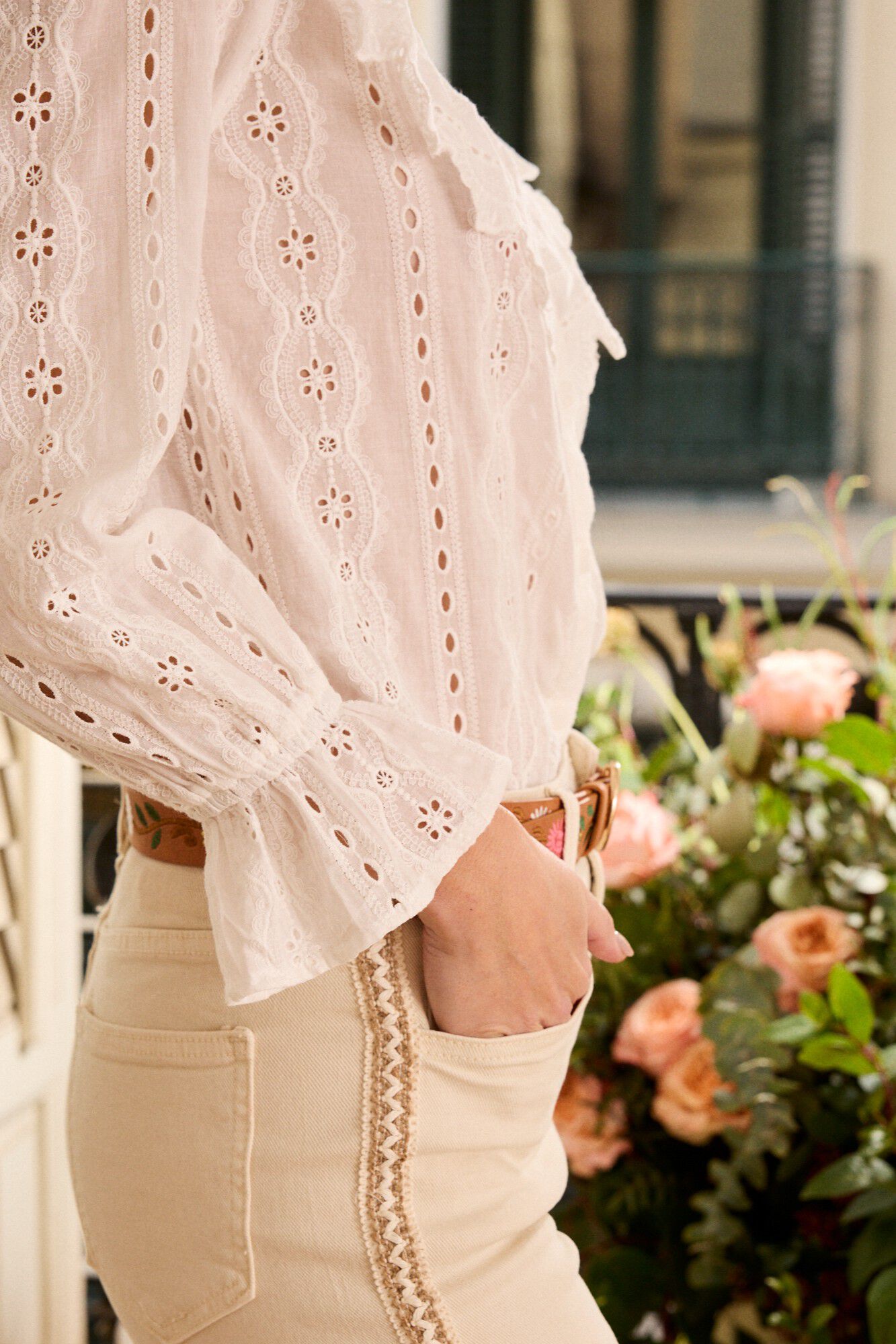 Pol&iacute;n Et Moi Camisa volante Aida