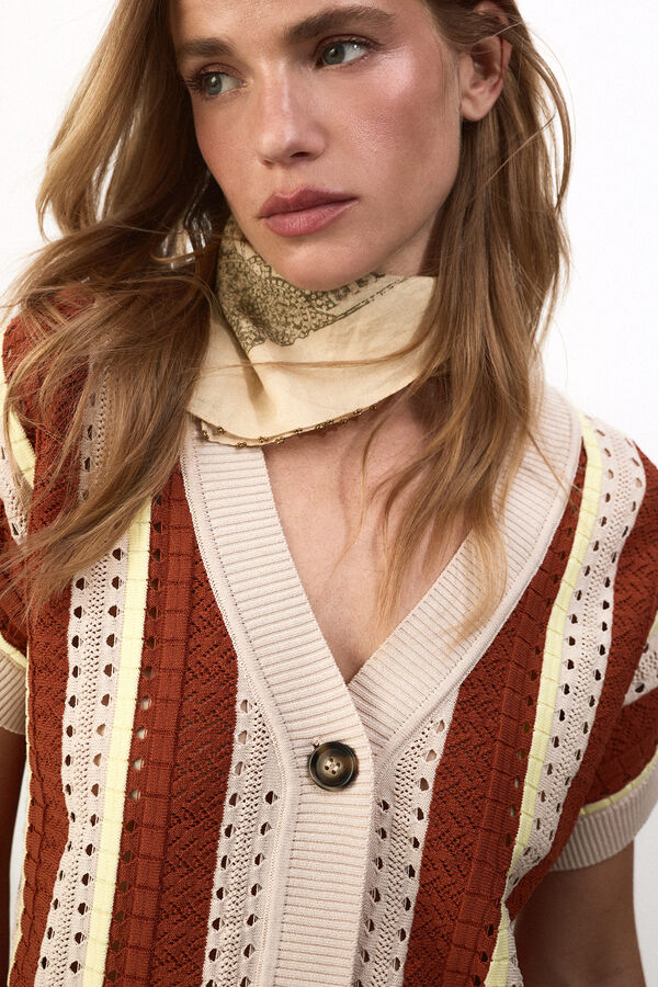 Slowlove Chaqueta rayas verticales Multicolor