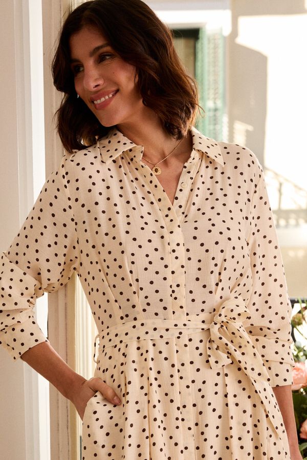 Pol&iacute;n Et Moi Vestido largo Maya Marfil