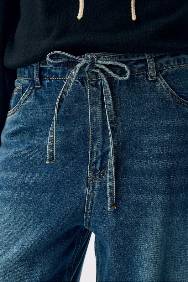 Object Pantal&oacute;n fluido tencel Azul