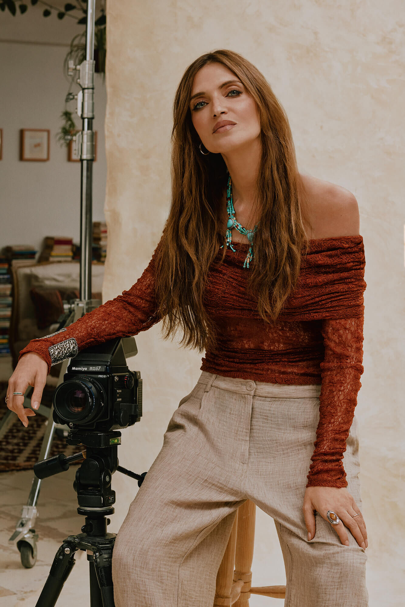 Slowlove Top descombrado lencero