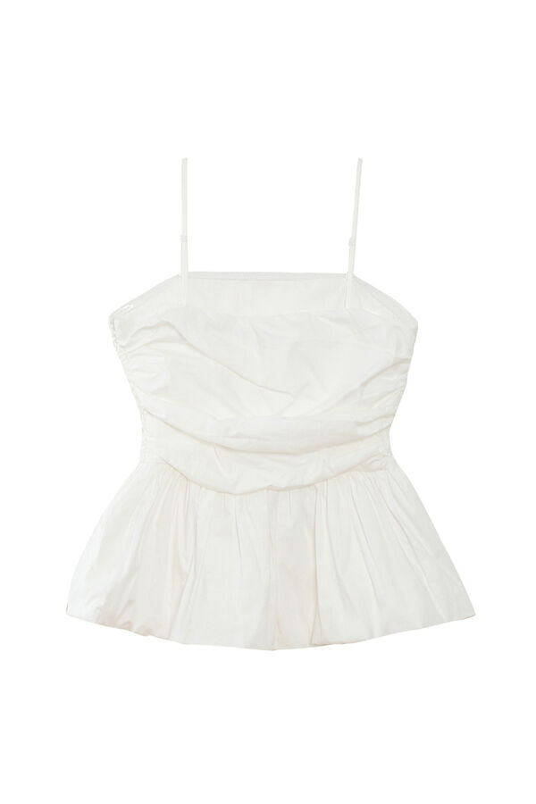 Grace & Mila Top sin mangas Valo 100% algod&oacute;n Blanco