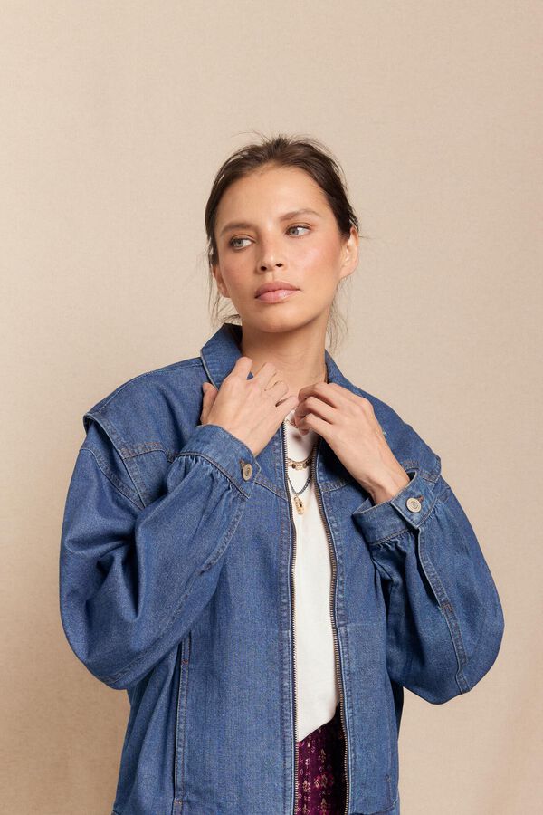 Slowlove Cazadora bomber vaquera Azul
