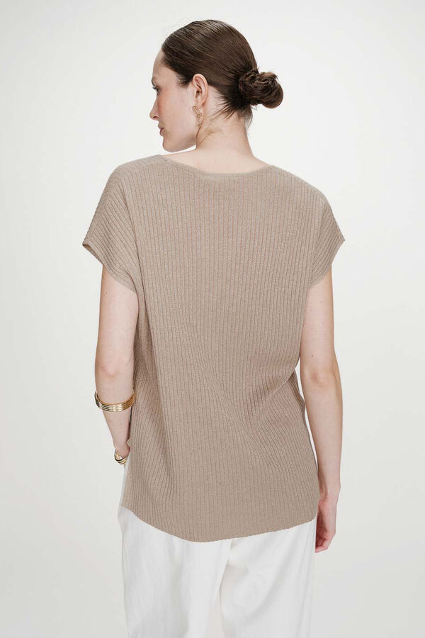 Grace & Mila Top de punto con l&uacute;rex Amarillo