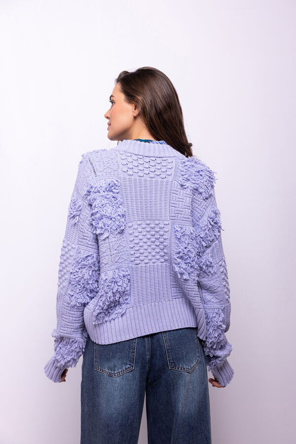 Object Jersey punto patchwork Lila