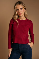 Pol&iacute;n Et Moi Top manga larga Jasse Vino