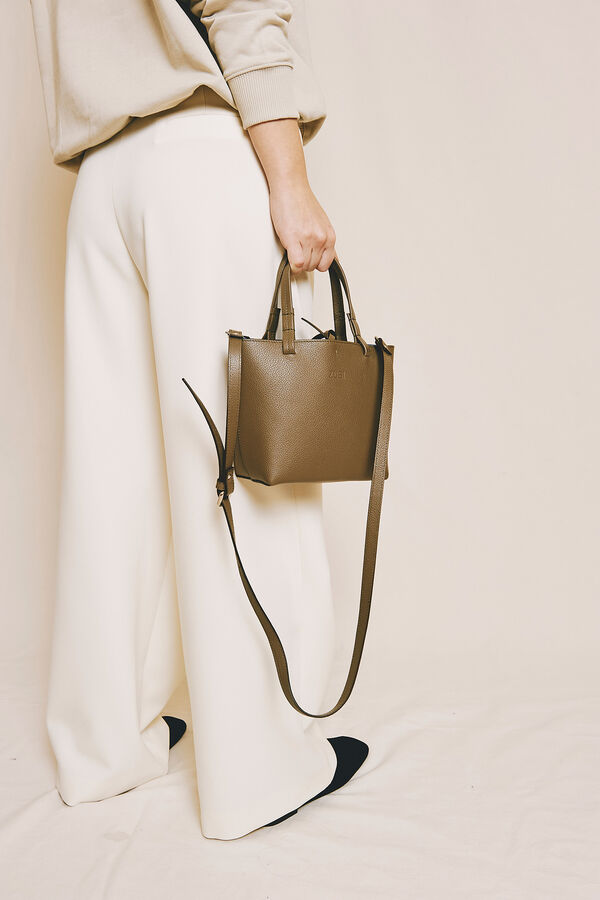 Zubi Bolso tote isak S piel Beige