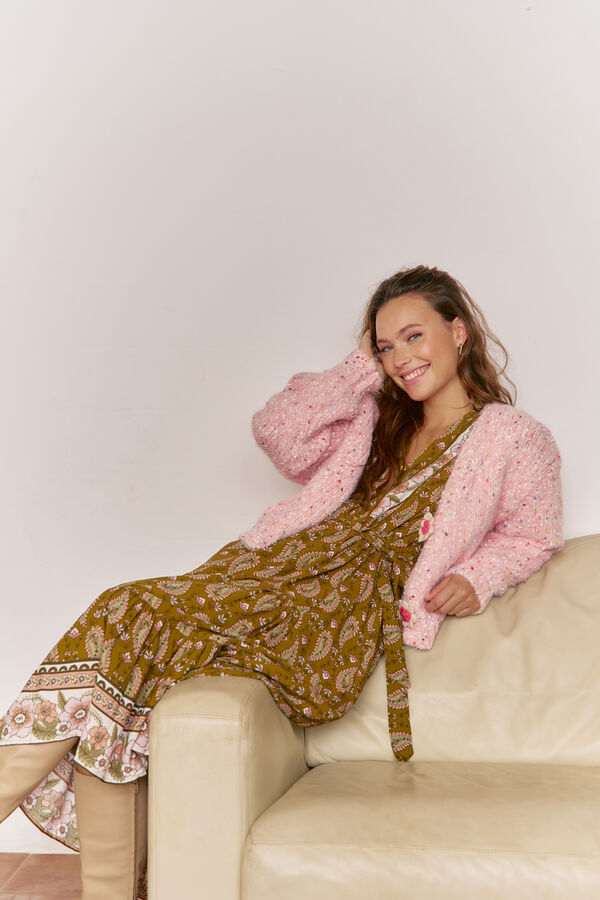 Jaase C&aacute;rdigan de punto Rosa