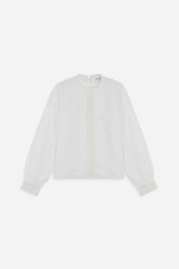 Grace & Mila Blusa corte recto Abigail Blanco