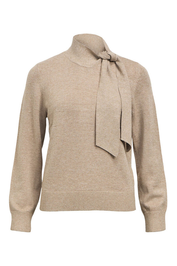 Object Jersey tacto suave lazo Marr&oacute;n