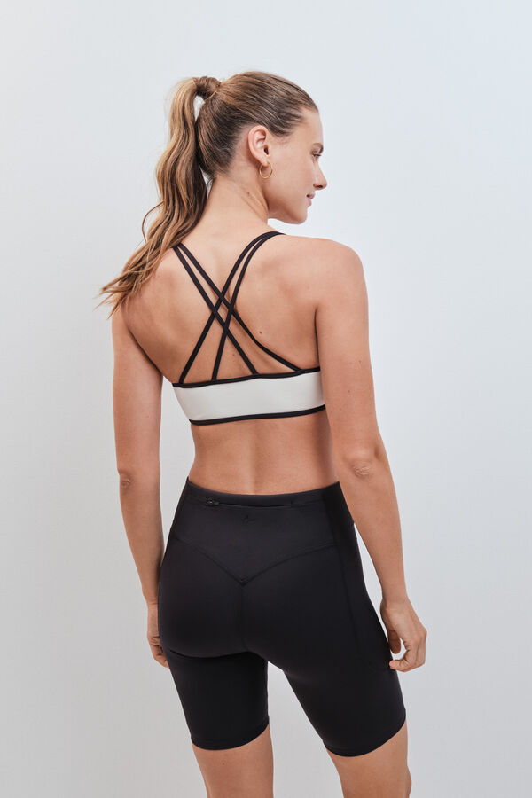 Dash and Stars Leggings ciclista 4D STRETCH negro negro