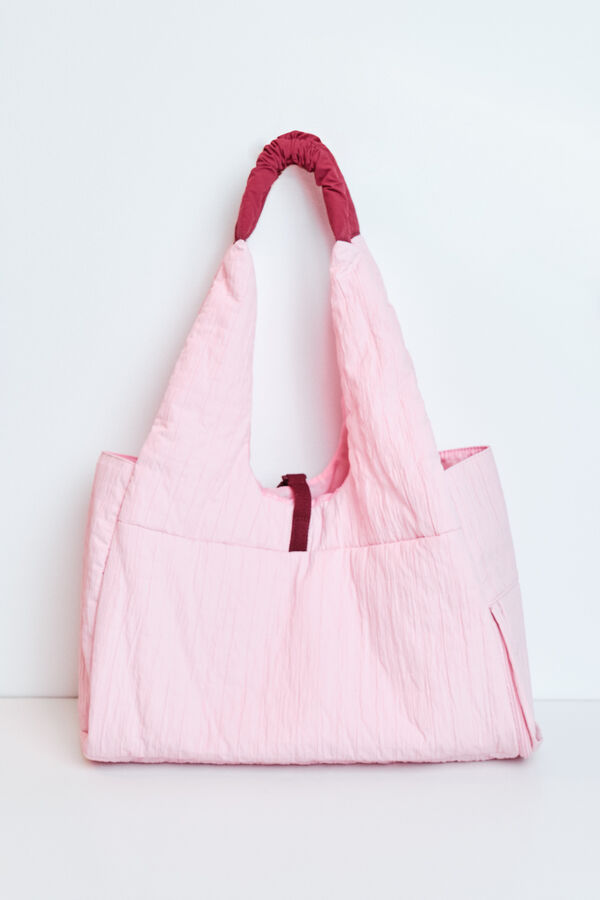 Dash and Stars Bolsa deporte nylon rosa rosa