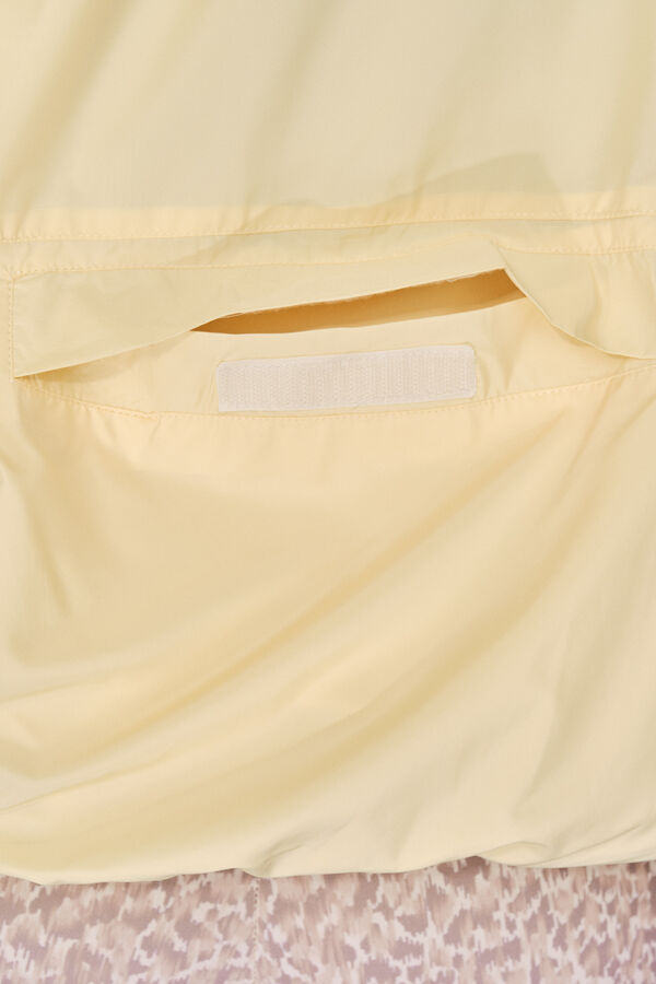 Dash and Stars Chaqueta ligera reversible capucha amarillo estampado