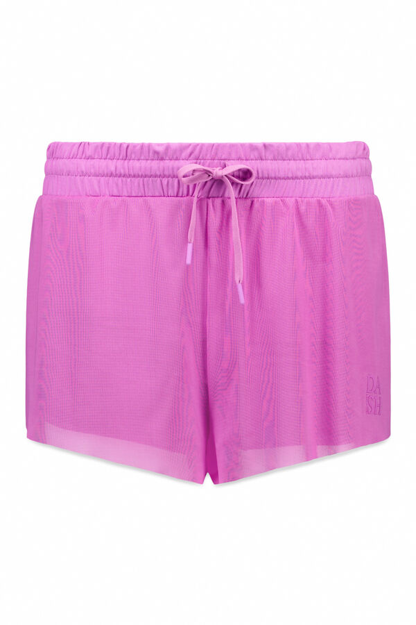 Dash and Stars Short ultra ligero malla rosa rosa