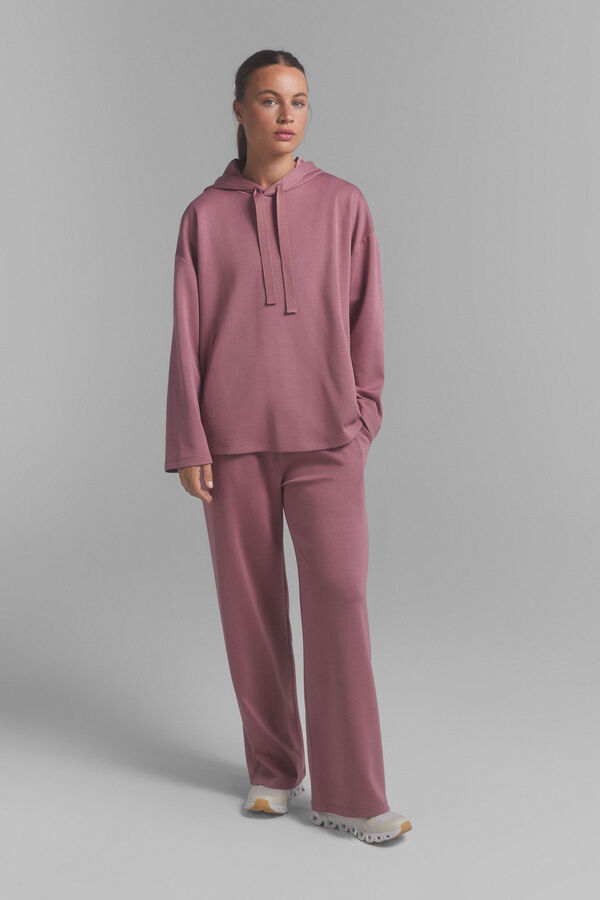 Dash and Stars Sudadera capucha suave rosa rosa