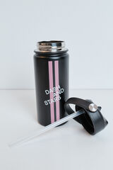 Dash and Stars Botella acero inoxidable negra negro