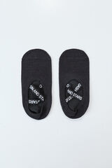 Dash and Stars Calcetines algod&oacute;n zapatilla ballet negro negro