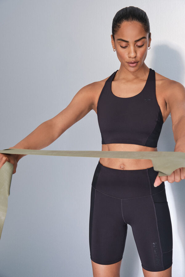 Dash and Stars Leggings 4D STRETCH ciclista negro negro