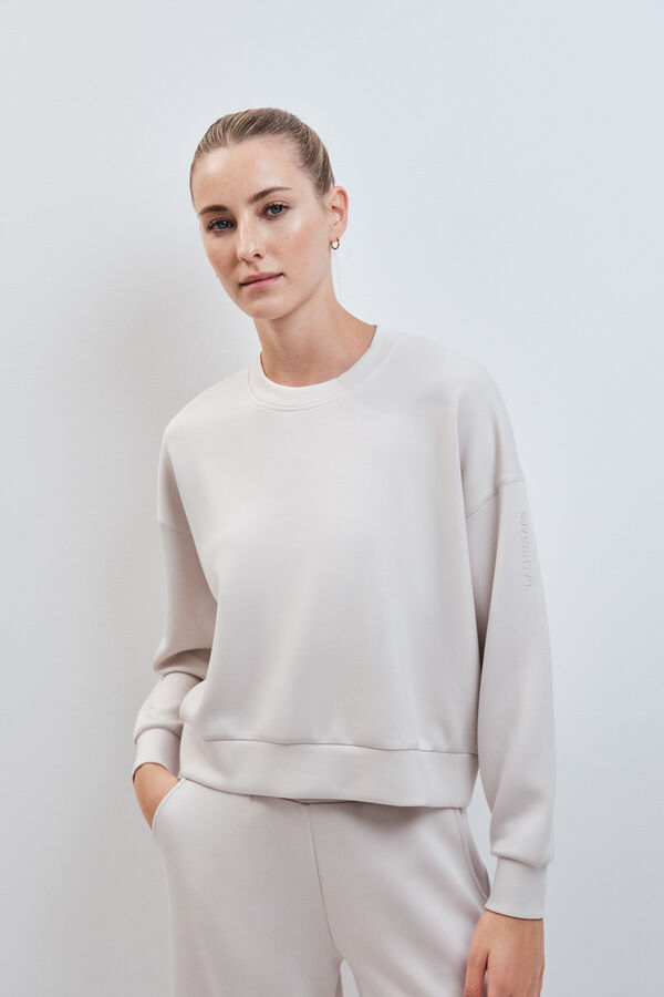 Dash and Stars Sudadera college modal gris oscuro gris